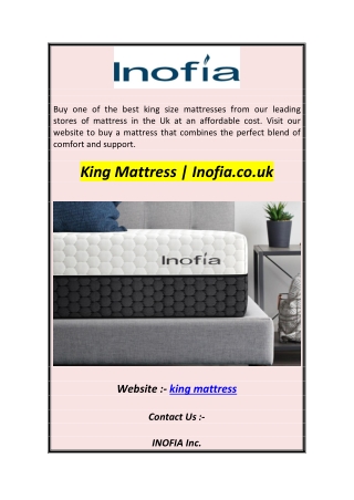 King Mattress  Inofia.co.uk1