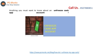 Anything you must want to know about an  unfreeze cash app account ?