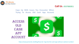 Cope Up With Issues You Encounter When Trying To Access Old Cash App Account