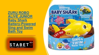 ZURU ROBO ALIVE JUNIOR Baby Shark Battery-Powered Sing and Swim Bath Toy