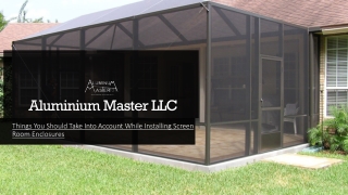 Searching for the Best Screen Room Enclosures in Florida?