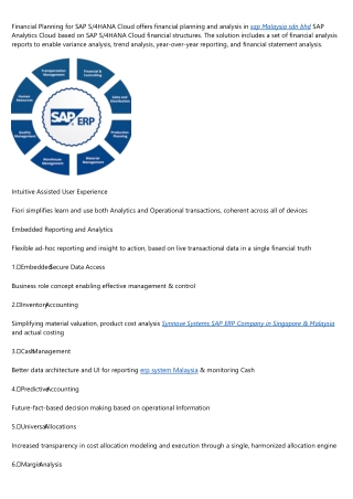SAP S/4HANA brings significant business value to Finance Professionals