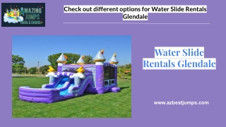 Water Slide Rentals Glendale