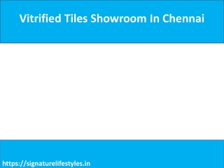 Vitrified Tiles Showroom In Chennai