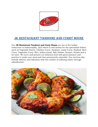 JK Restaurant Tandoori and Curry House