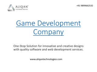 Best Game Development Company