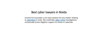 Best cyber lawyers in Delhi