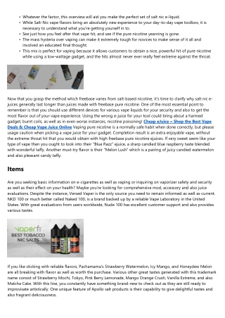 Ideal Cheap Vape Juices And E.