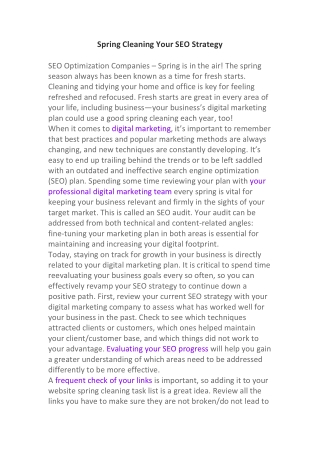 SEO optimization companies