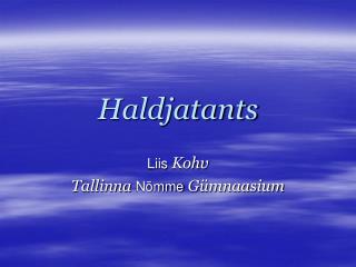 Haldjatants