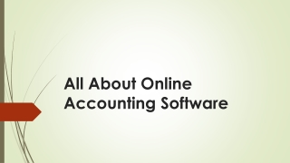 All About Online Accounting Software