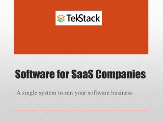 Software for SaaS Companies