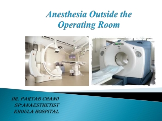 anaesthesia out side operation theatre
