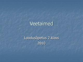 Veetaimed