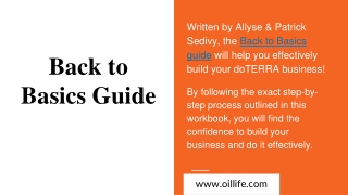 Back to Basics Guide