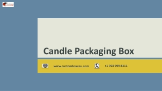 Candle Packaging Box