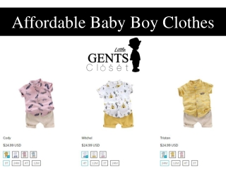 Affordable Baby Boy Clothes