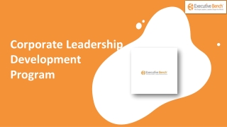 Corporate Leadership Development Program - Executive Bench