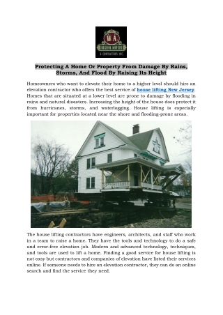 Protecting A Home Or Property From Damage By Rains