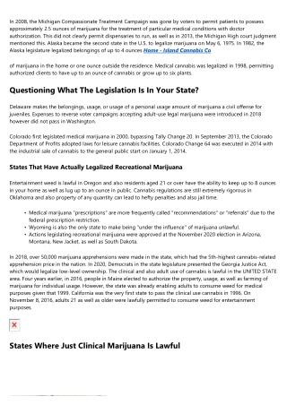 The Best Overview To Marijuana Legalisation In The Us