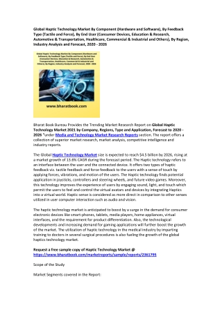 Global Haptic Technology Market