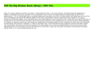 PDF My Big Sticker Book (Bing) | PDF File