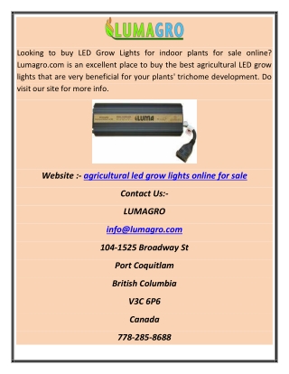 agricultural led grow lights online for sale abhi