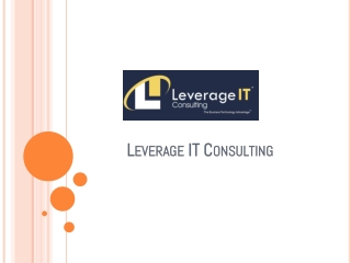 LeverageITc - Managed IT Services Sacramento