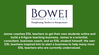 Teach English Online to Adults - Bowei Strategy