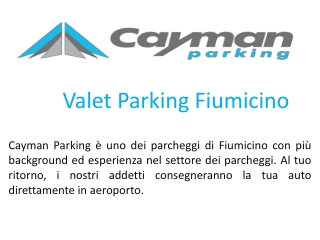 Valet Parking Fiumicino