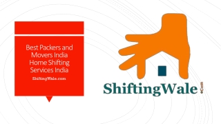 ShiftingWale - Best Movers Packers