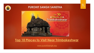 Top 10 Places to Visit Near Trimbakeshwar