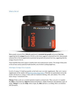 Omega 3 triple strength