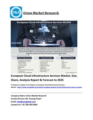 European Cloud Infrastructure Services Market Trends, Size, Competitive Analysis