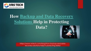 Looking for Backup Installation to Protect your Data in Dubai