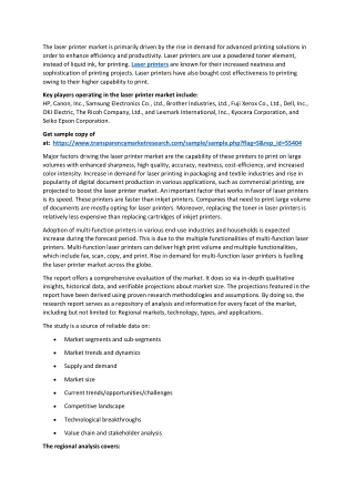 Laser Printer Market