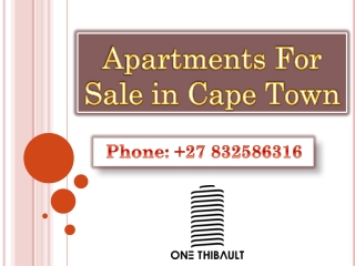 Apartments For Sale in Cape Town