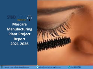 Mascara Manufacturing Plant Project Report PDF 2021-2026