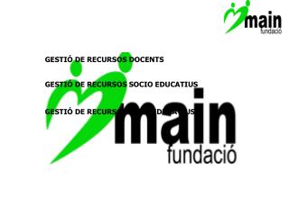 GESTIÓ DE RECURSOS DOCENTS