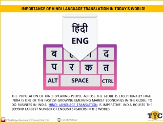 Importance Of Hindi Language Translation In Today's World!