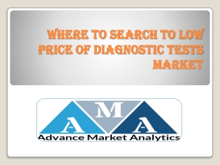 Diagnostic Tests Market ppt
