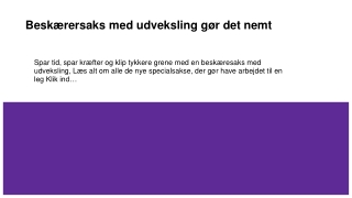 1 Grensaks til teleskopstænger