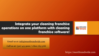 Integrate your cleaning franchise operations on one platform with cleaning franchise software