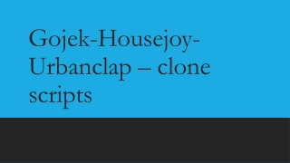 Housejoy clone script