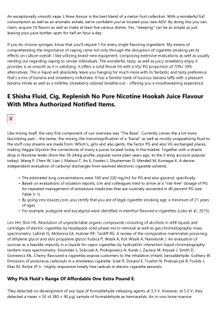 Vape Juice, Costs Eliquids And Vape Gadgets.