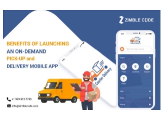 Benefits of Launching an On-Demand Pick-Up and Delivery Mobile App