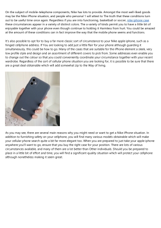 11 Ways to Completely Ruin Your nike iphone case