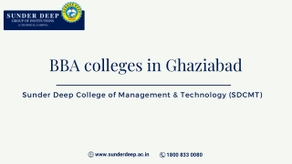 Top 10 BBA Colleges in Ghaziabad | Best College for BBA