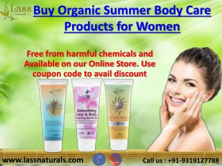 Buy Natural Body Care Products Online in India