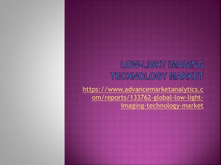 Low-Light Imaging Technology Market